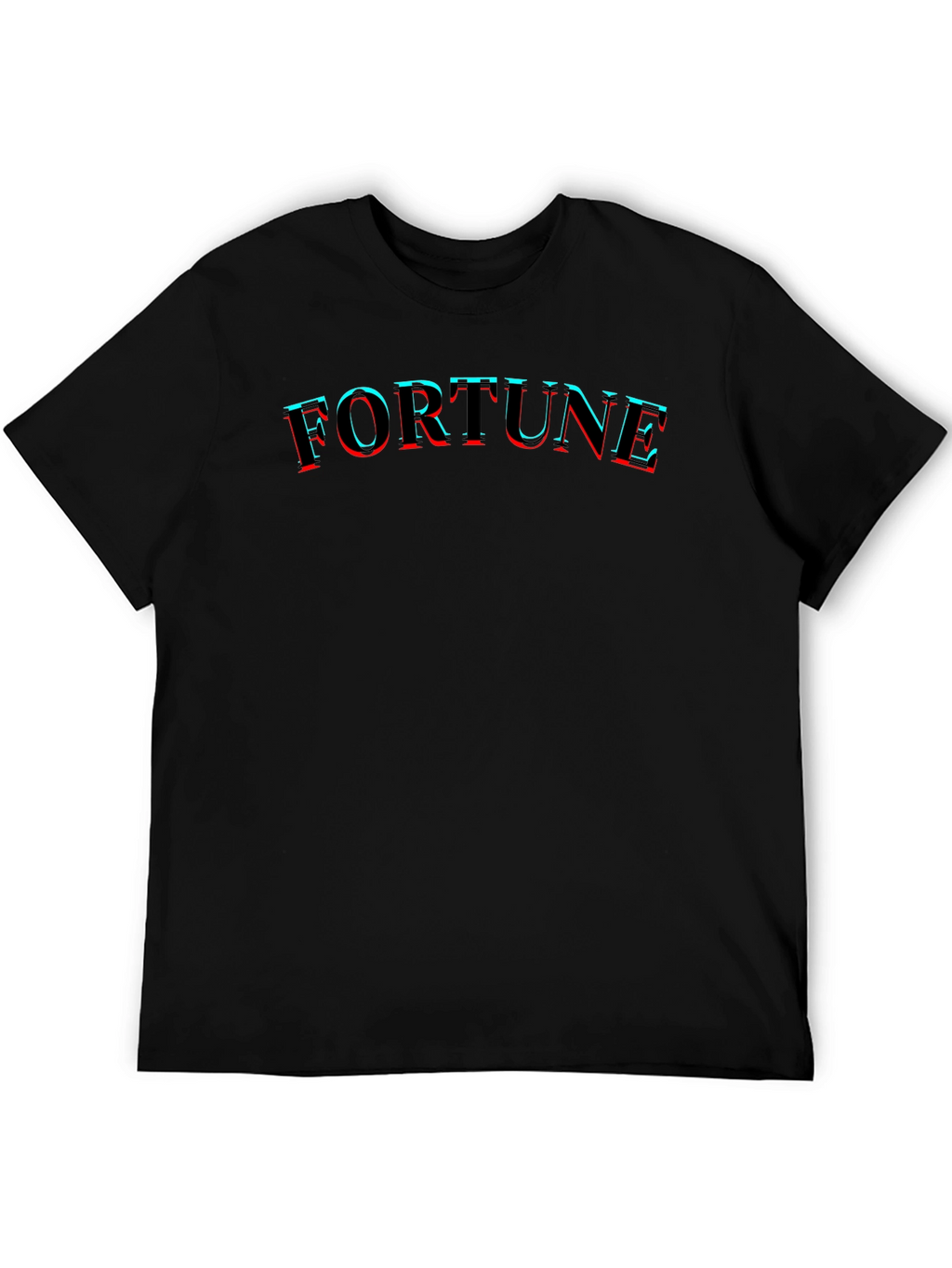 Fortune Graphic Print Crew Neck T-Shirt