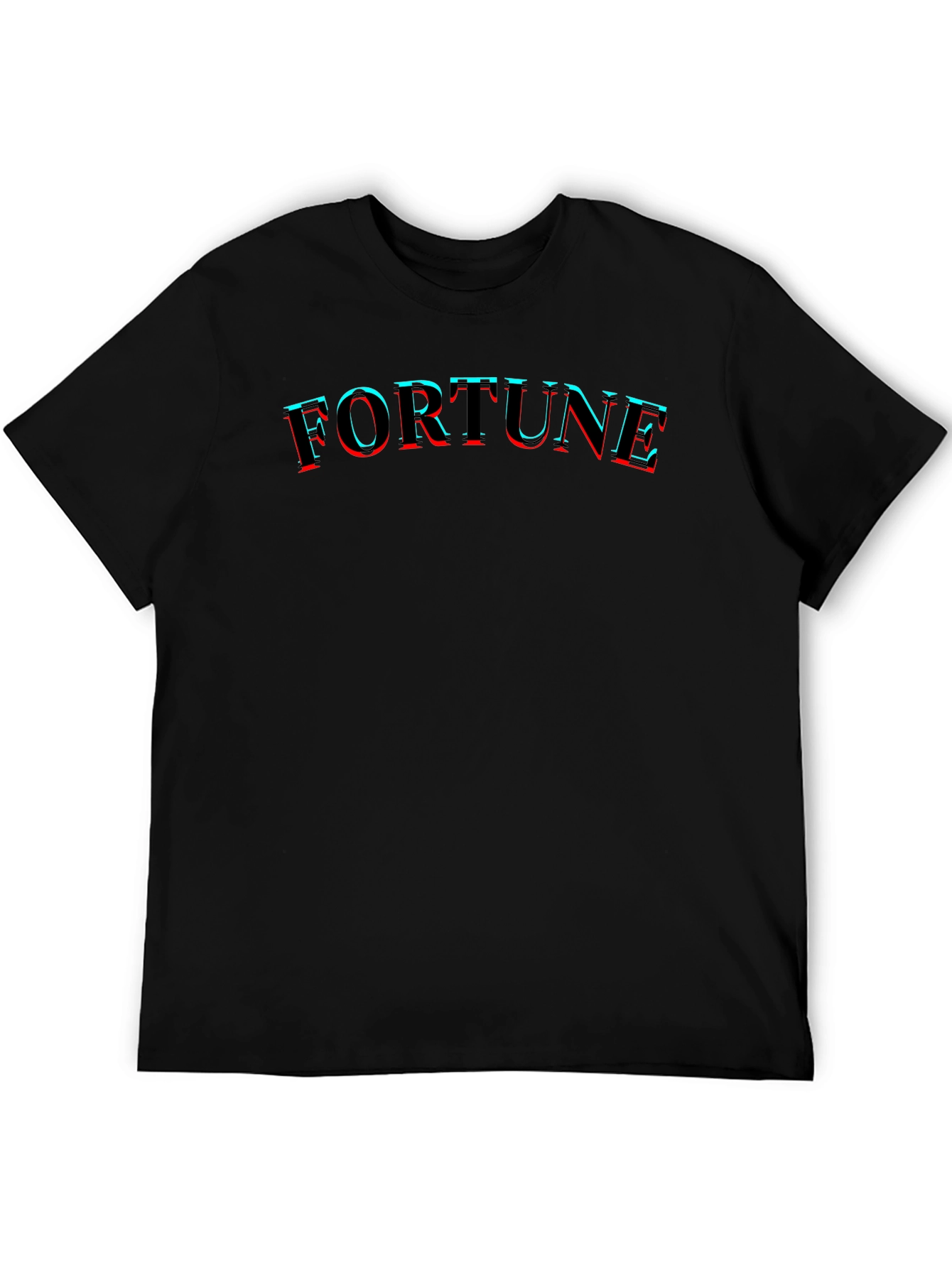 Fortune Graphic Print Crew Neck T-Shirt