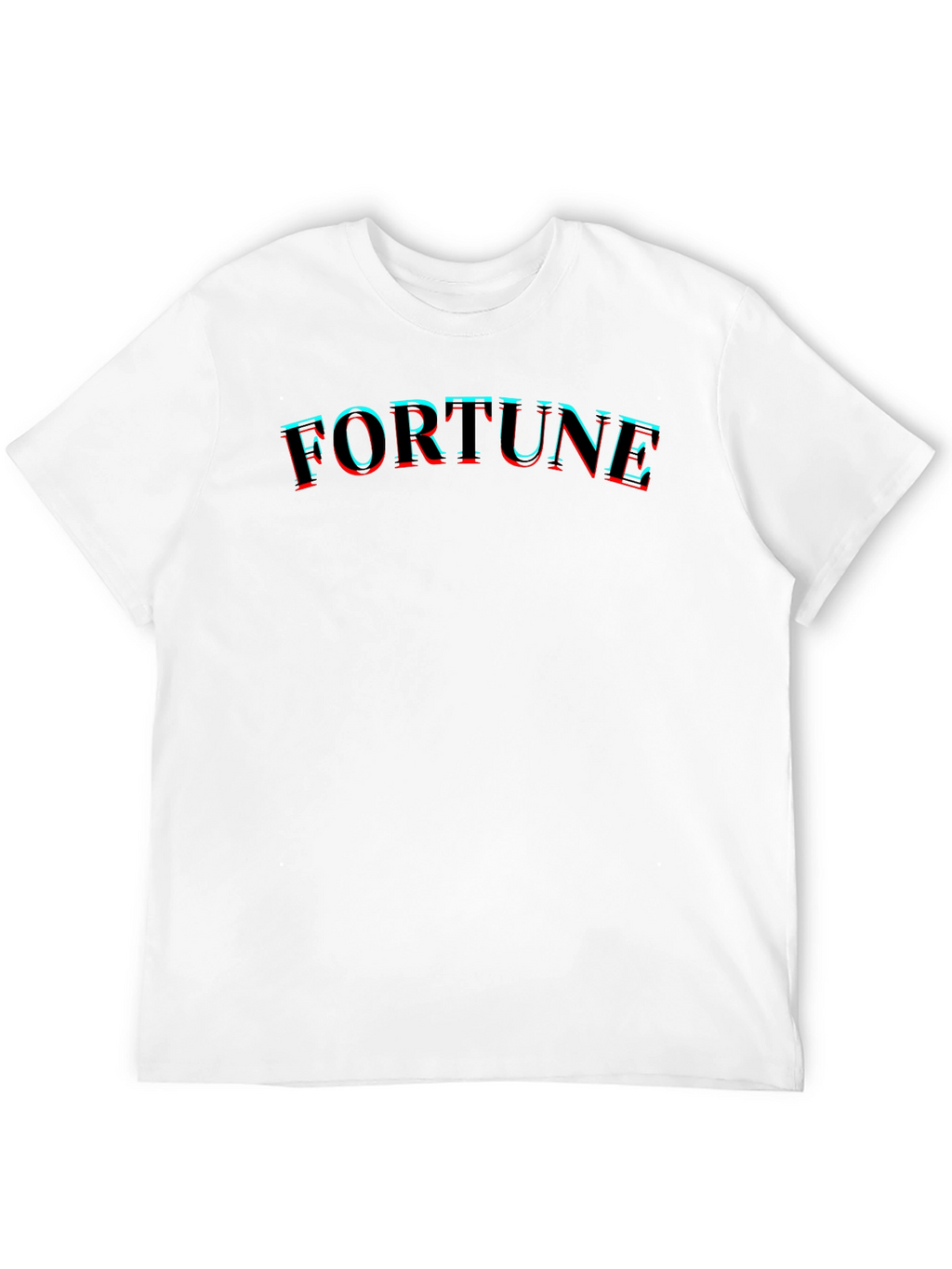 Fortune Graphic Print Crew Neck T-Shirt