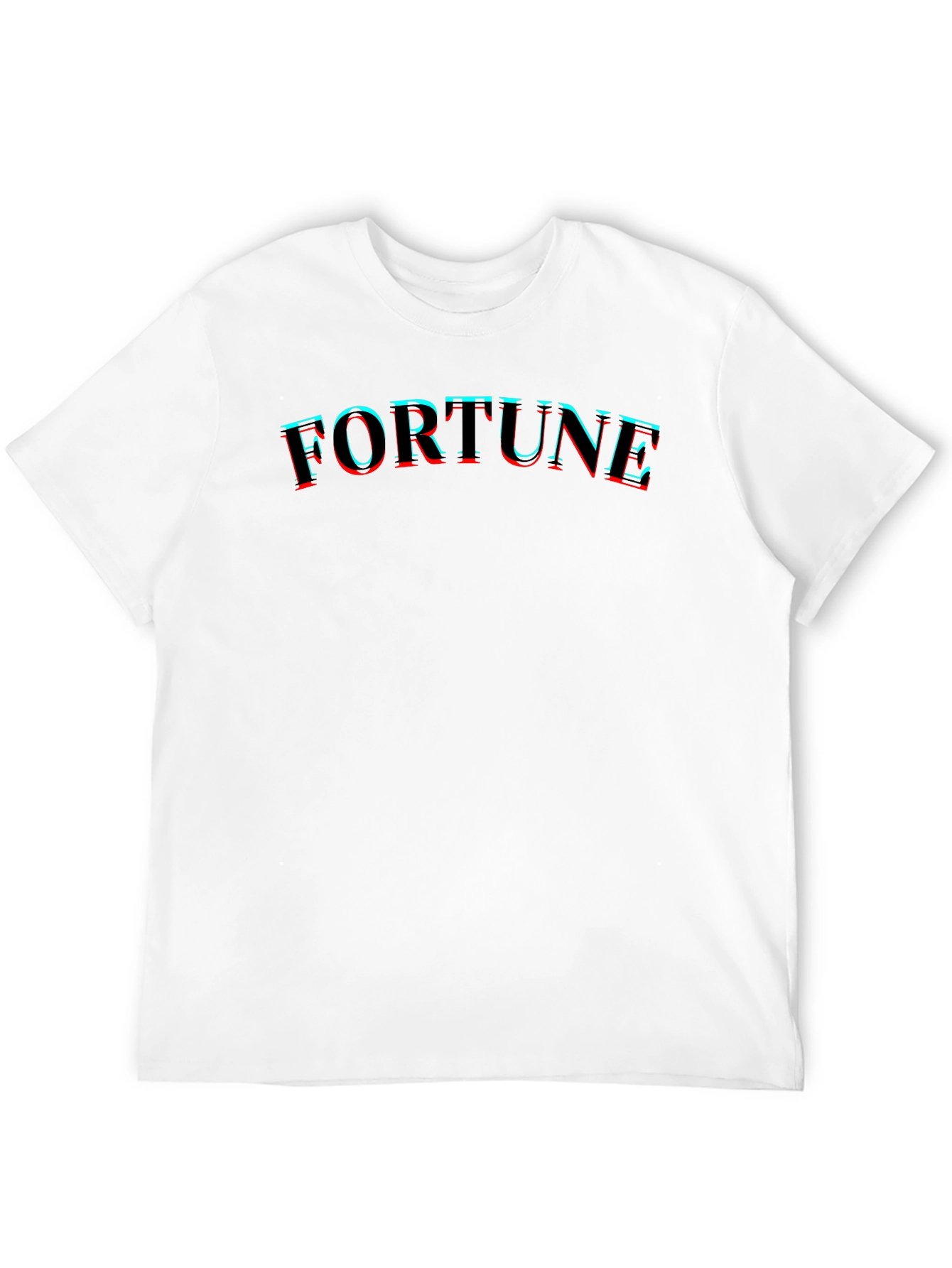 Fortune Graphic Print Crew Neck T-Shirt