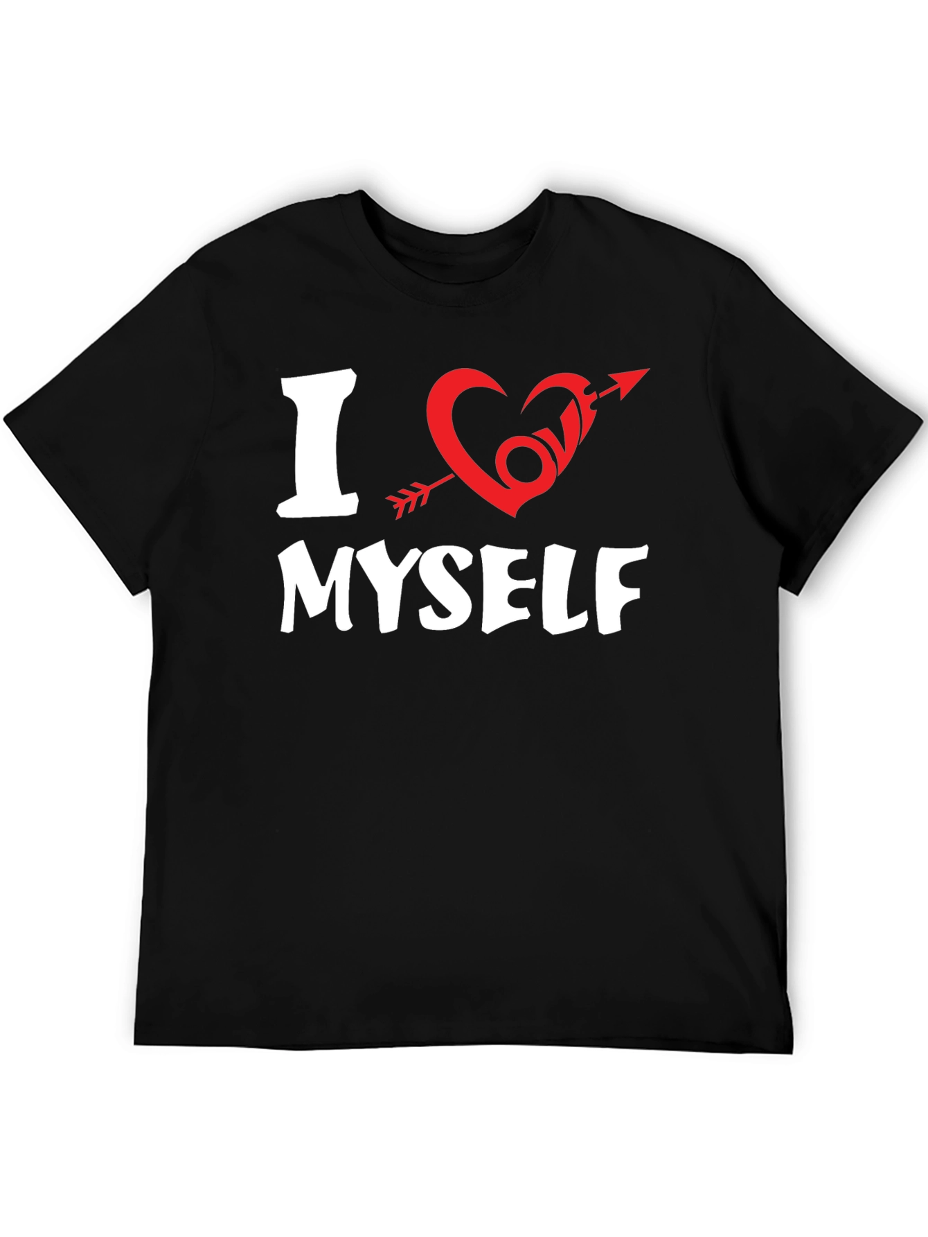 I Heart Myself Graphic Tee - Black