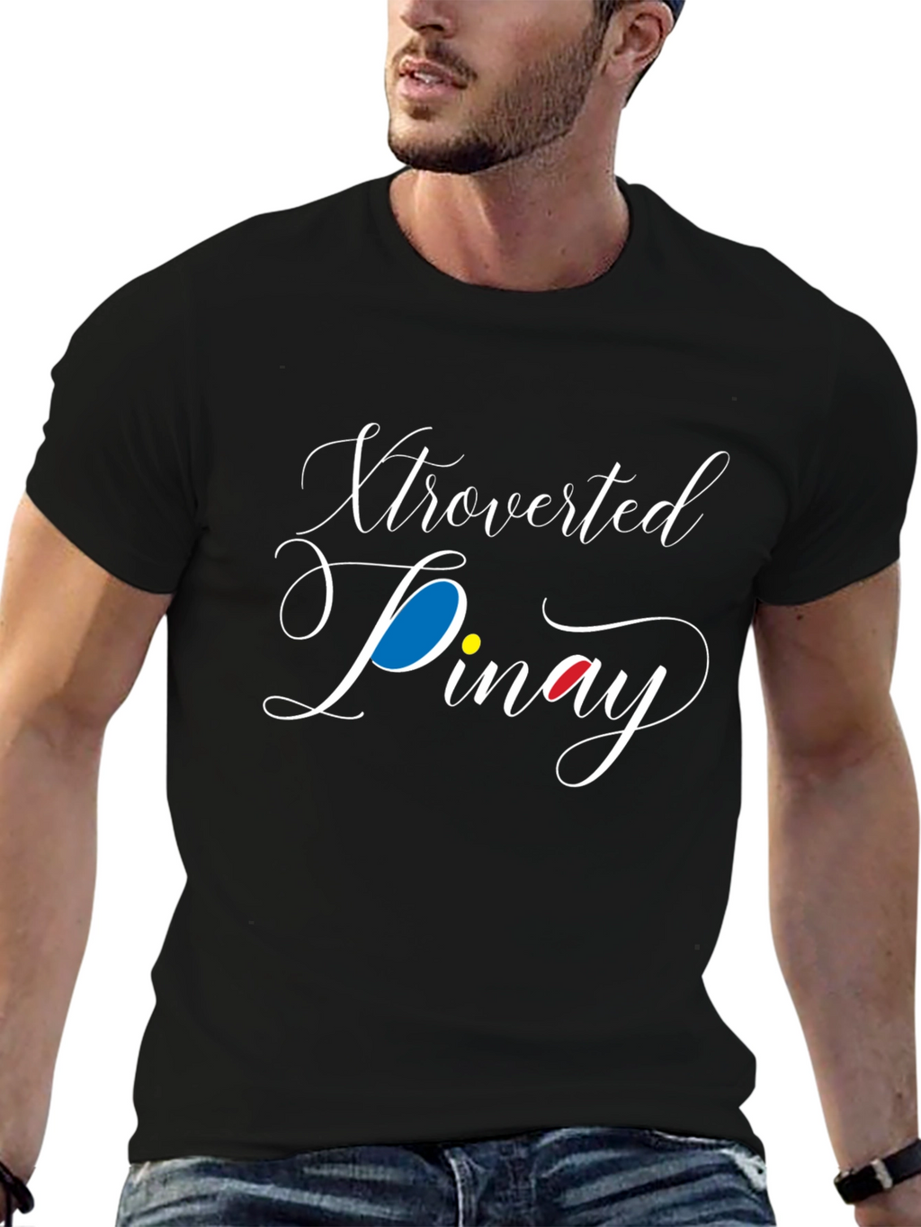 Xtroverted Pinay Black T-Shirt