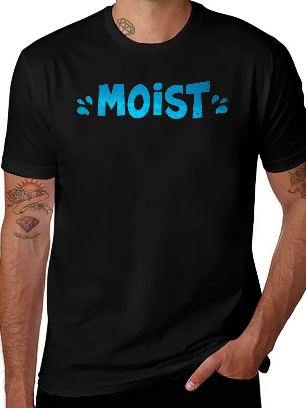 Moist Graphic T-Shirt - Novelty Tee