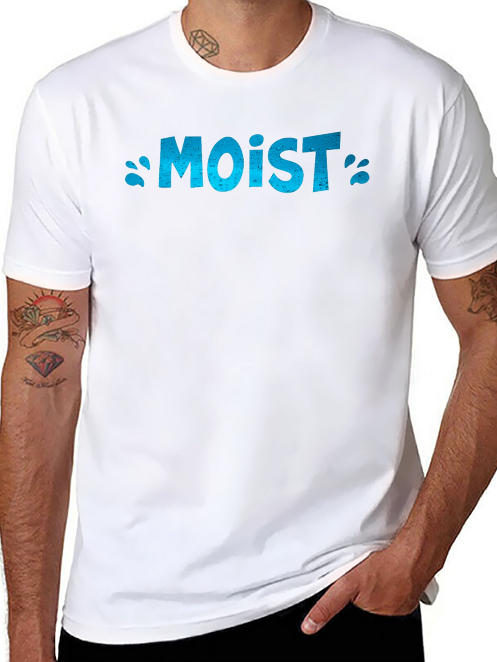 Moist Graphic T-Shirt - Novelty Tee