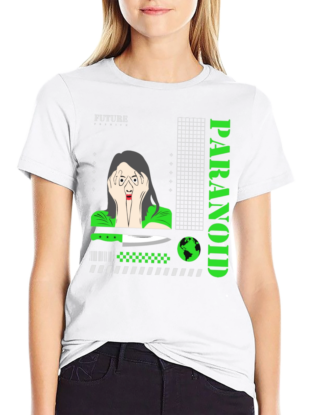 Paranoid Graphic T-Shirt - Edgy Streetwear