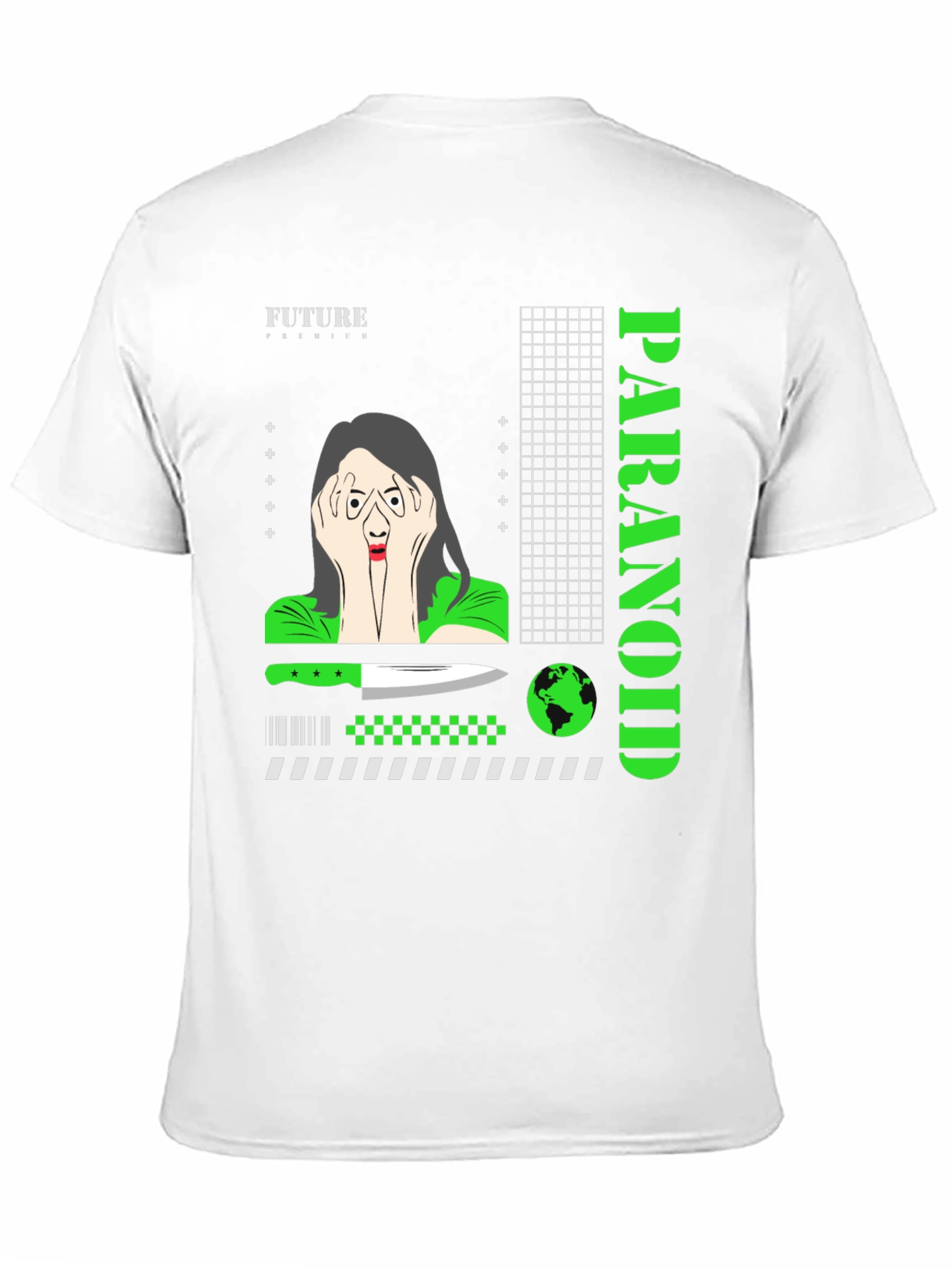 Paranoid Graphic T-Shirt - Edgy Streetwear