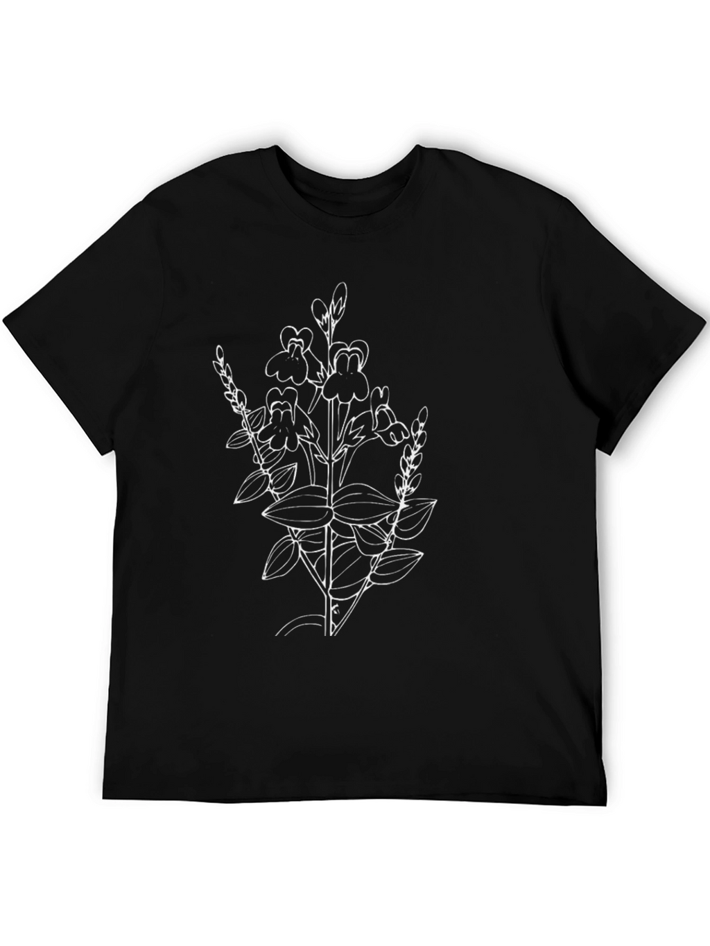 Botanical Black T-Shirt