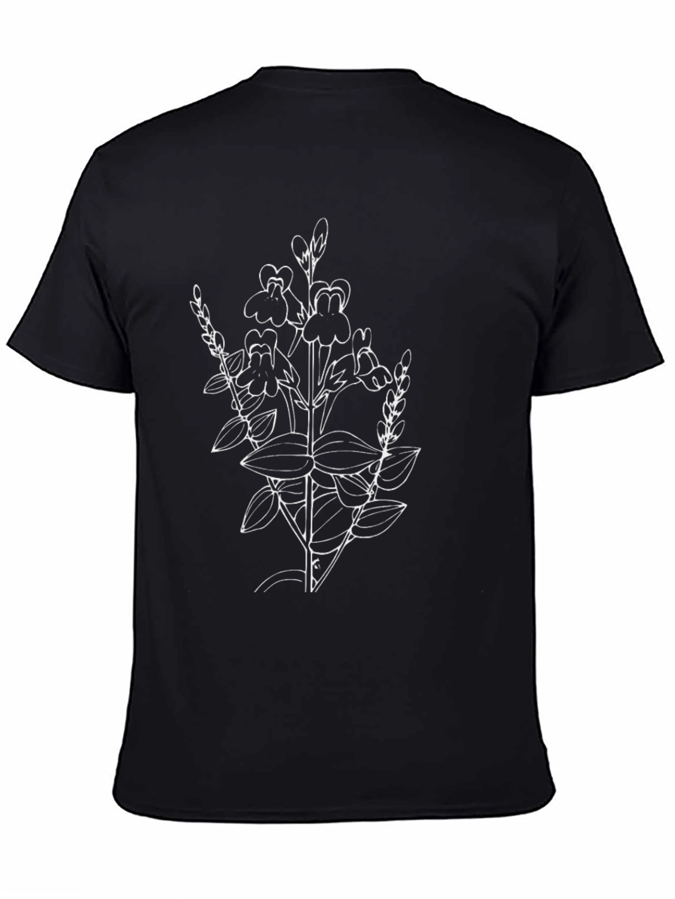 Botanical Black T-Shirt