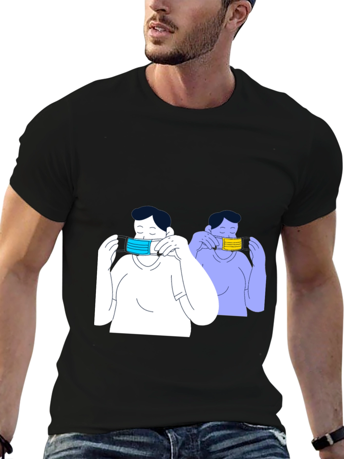Masked Up Tee - Stylish Pandemic Fashion