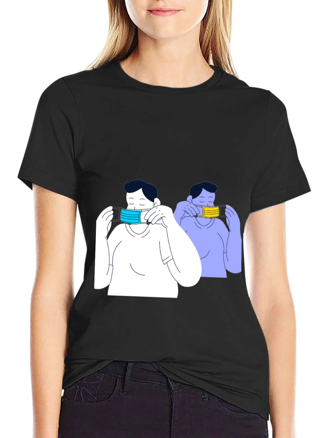Masked Up Tee - Stylish Pandemic Fashion