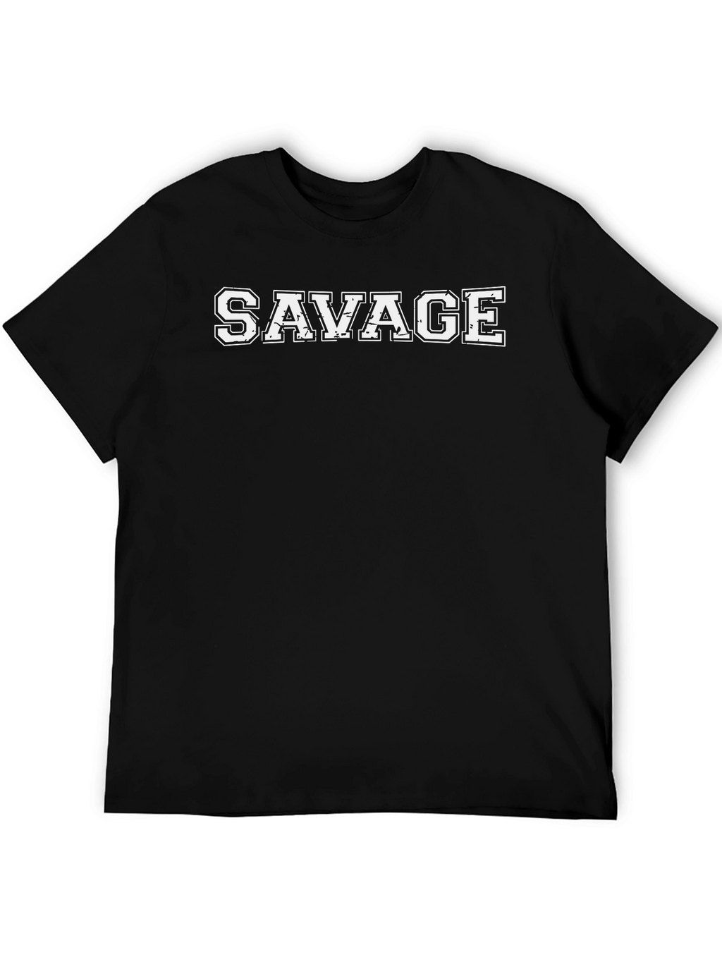 Savage Graphic Print Crew Neck T-Shirt