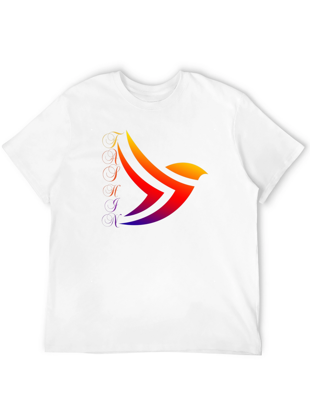 TATHINK Graphic Print Black T-Shirt