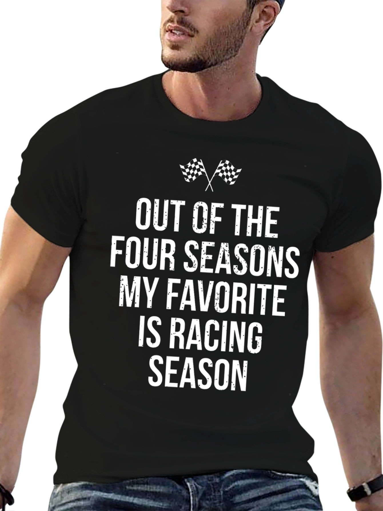 Racing Season T-Shirt: Four Seasons Favorite Tee