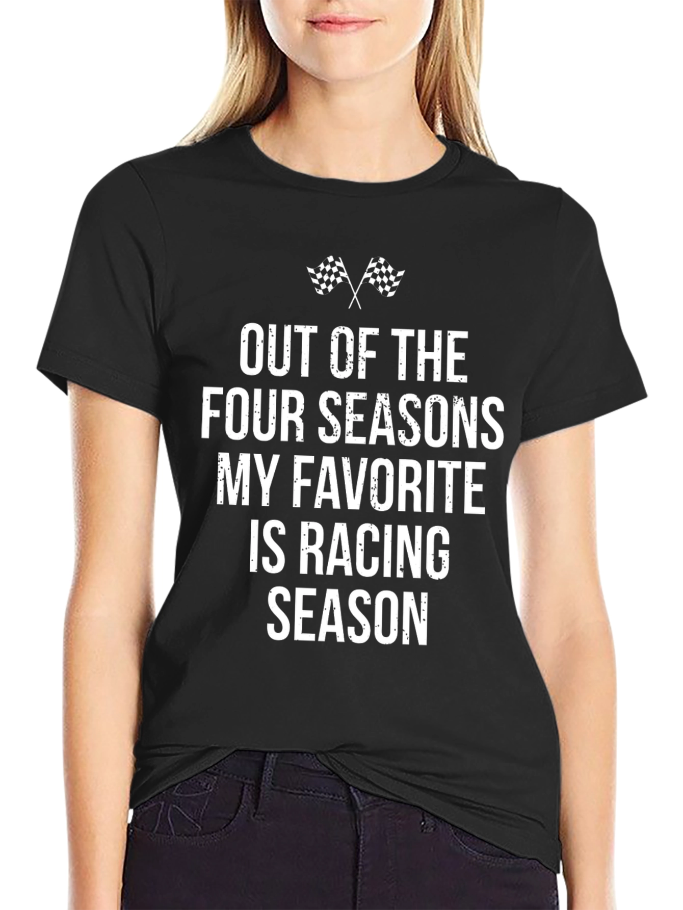 Racing Season T-Shirt: Four Seasons Favorite Tee