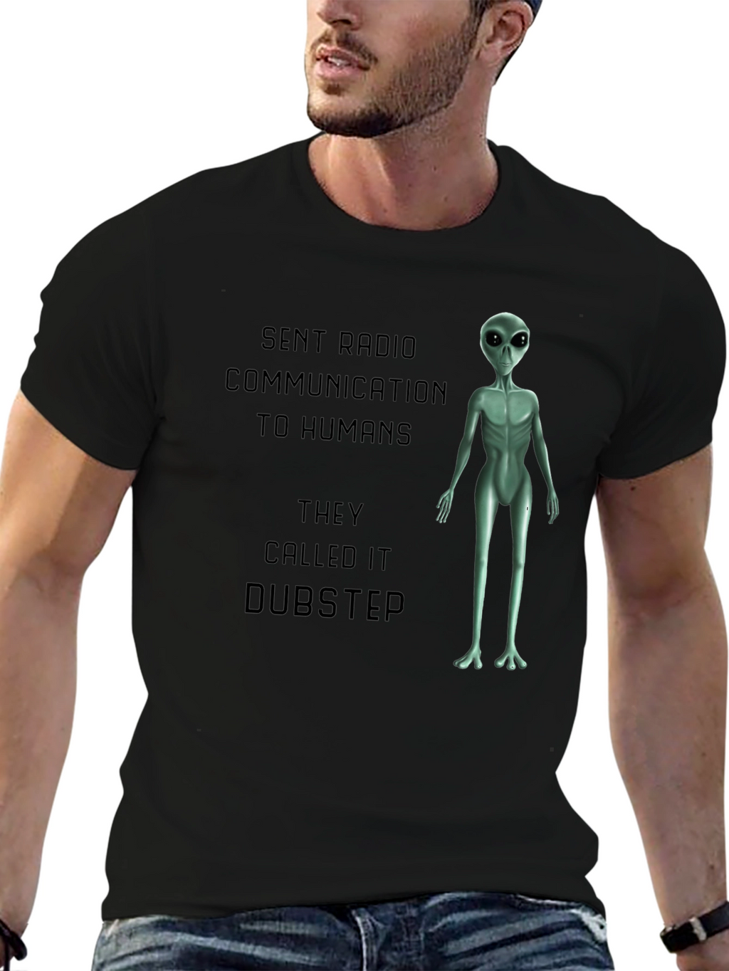 Alien Dubstep T-Shirt - Funny Sci-Fi Tee