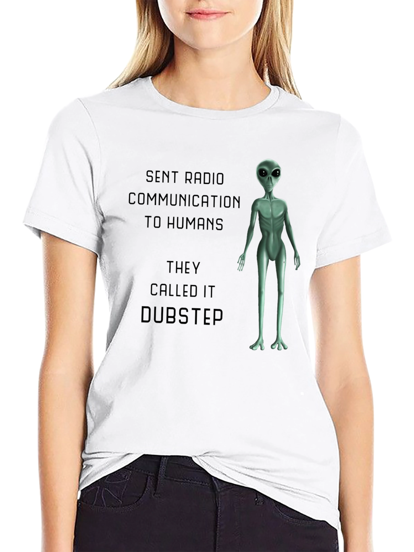 Alien Dubstep T-Shirt - Funny Sci-Fi Tee