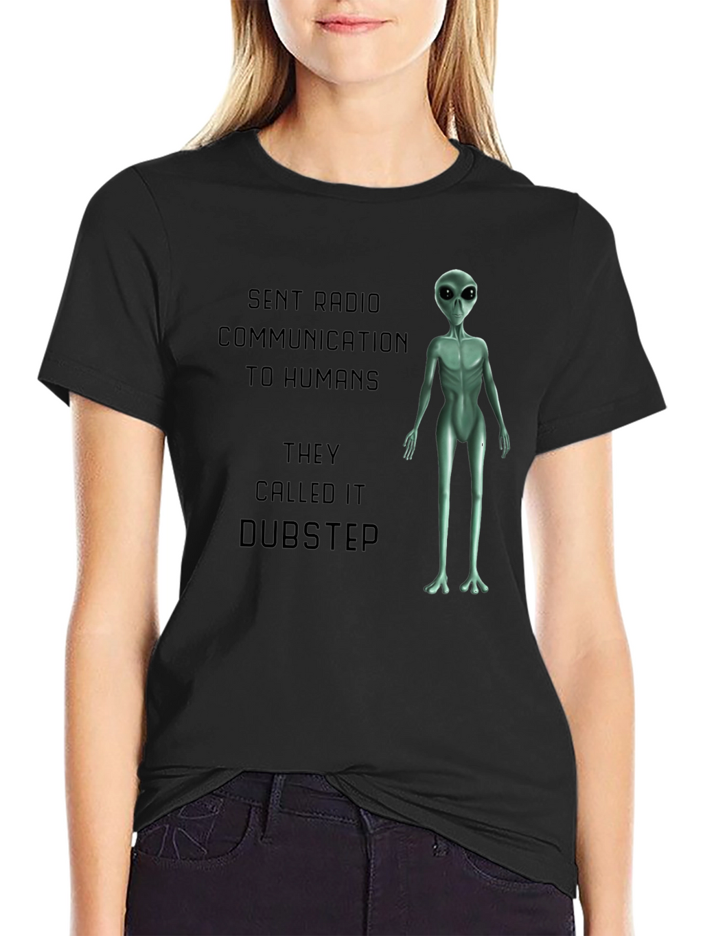 Alien Dubstep T-Shirt - Funny Sci-Fi Tee