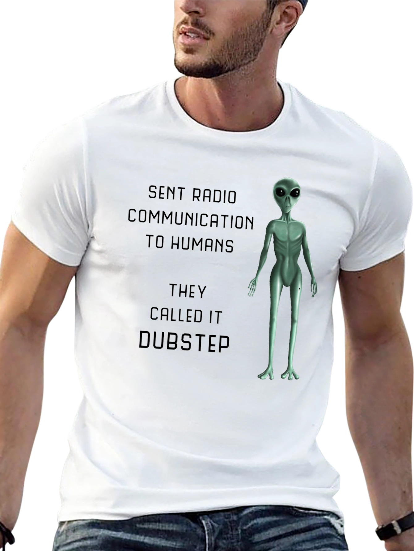 Alien Dubstep T-Shirt - Funny Sci-Fi Tee