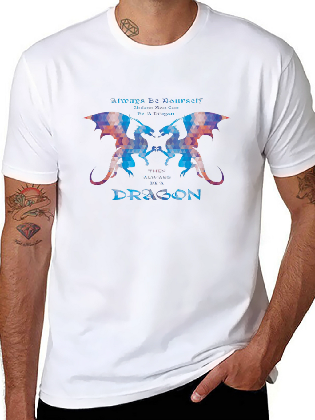 Dragon Graphic T-Shirt - Always Be Yourself