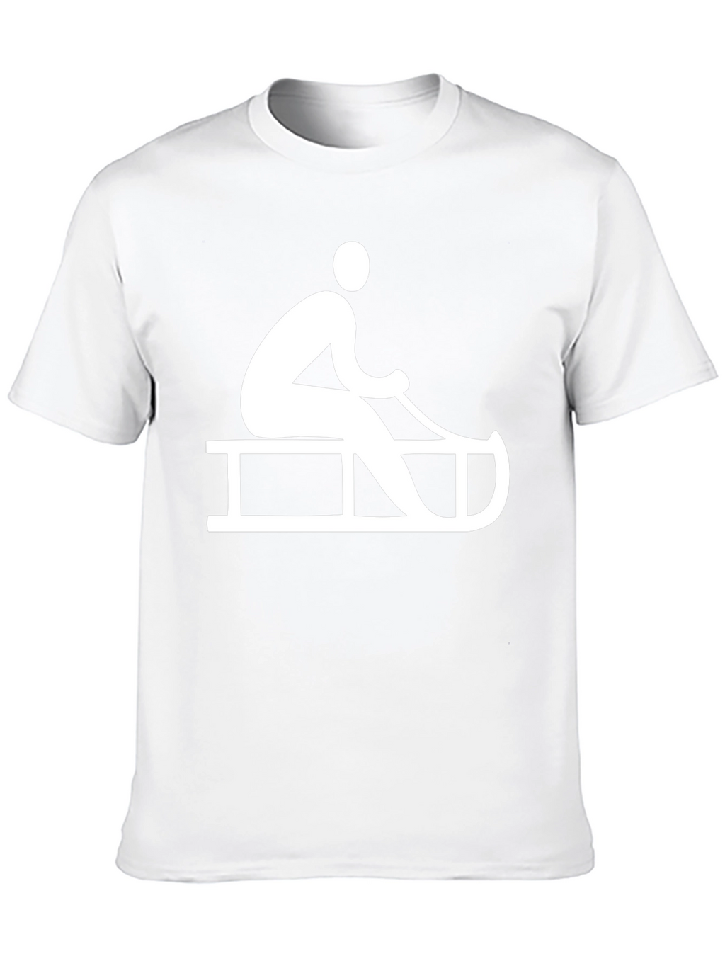 Sledding Graphic Tee - Winter Fun T-Shirt