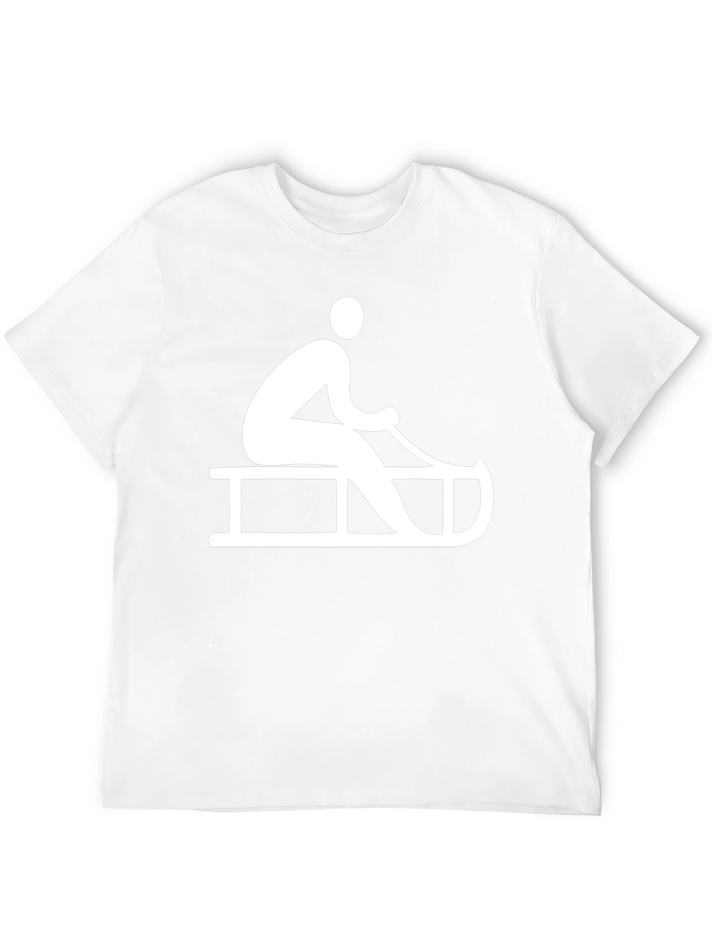 Sledding Graphic Tee - Winter Fun T-Shirt