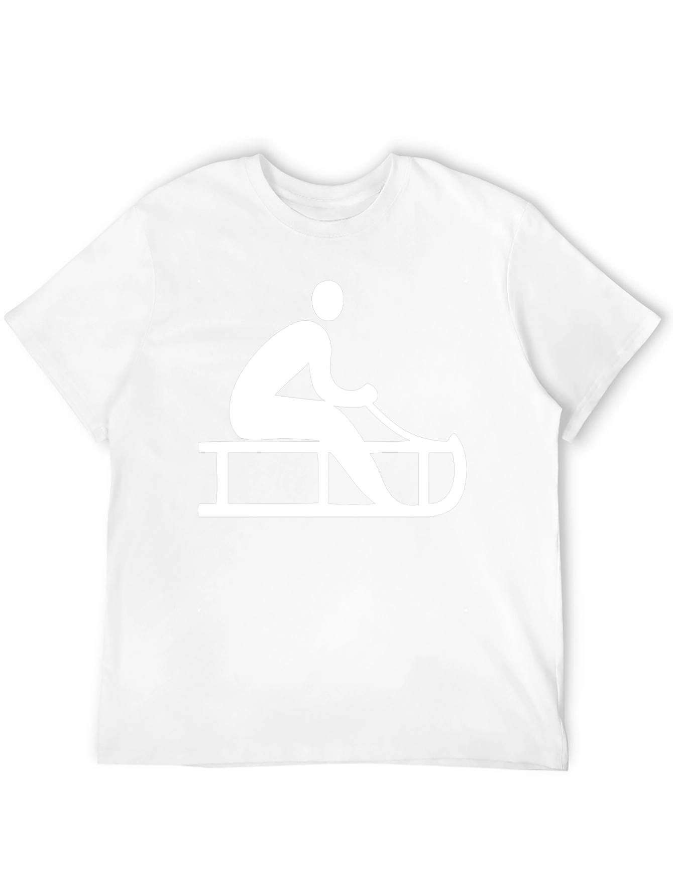 Sledding Graphic Tee - Winter Fun T-Shirt