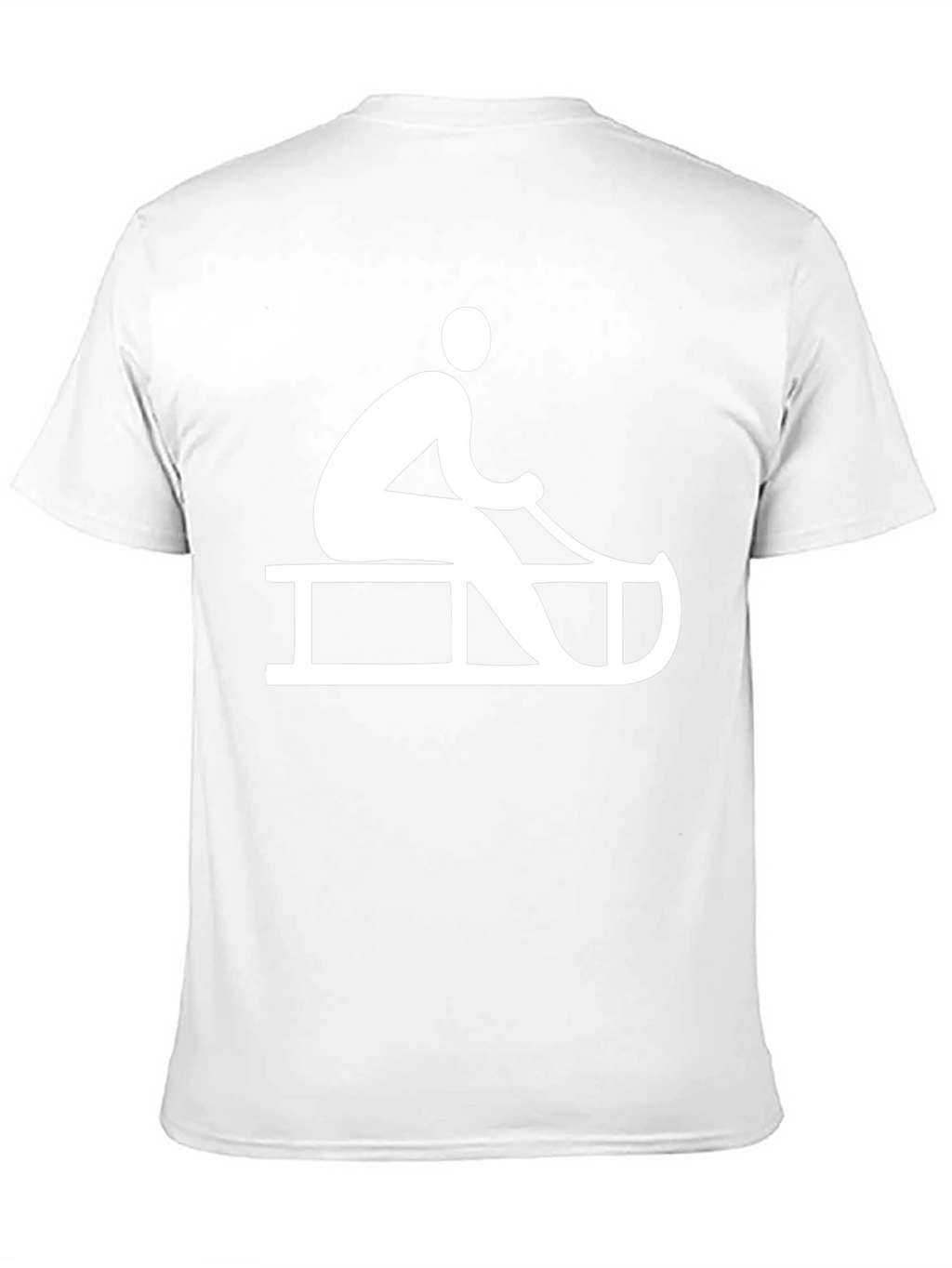 Sledding Graphic Tee - Winter Fun T-Shirt