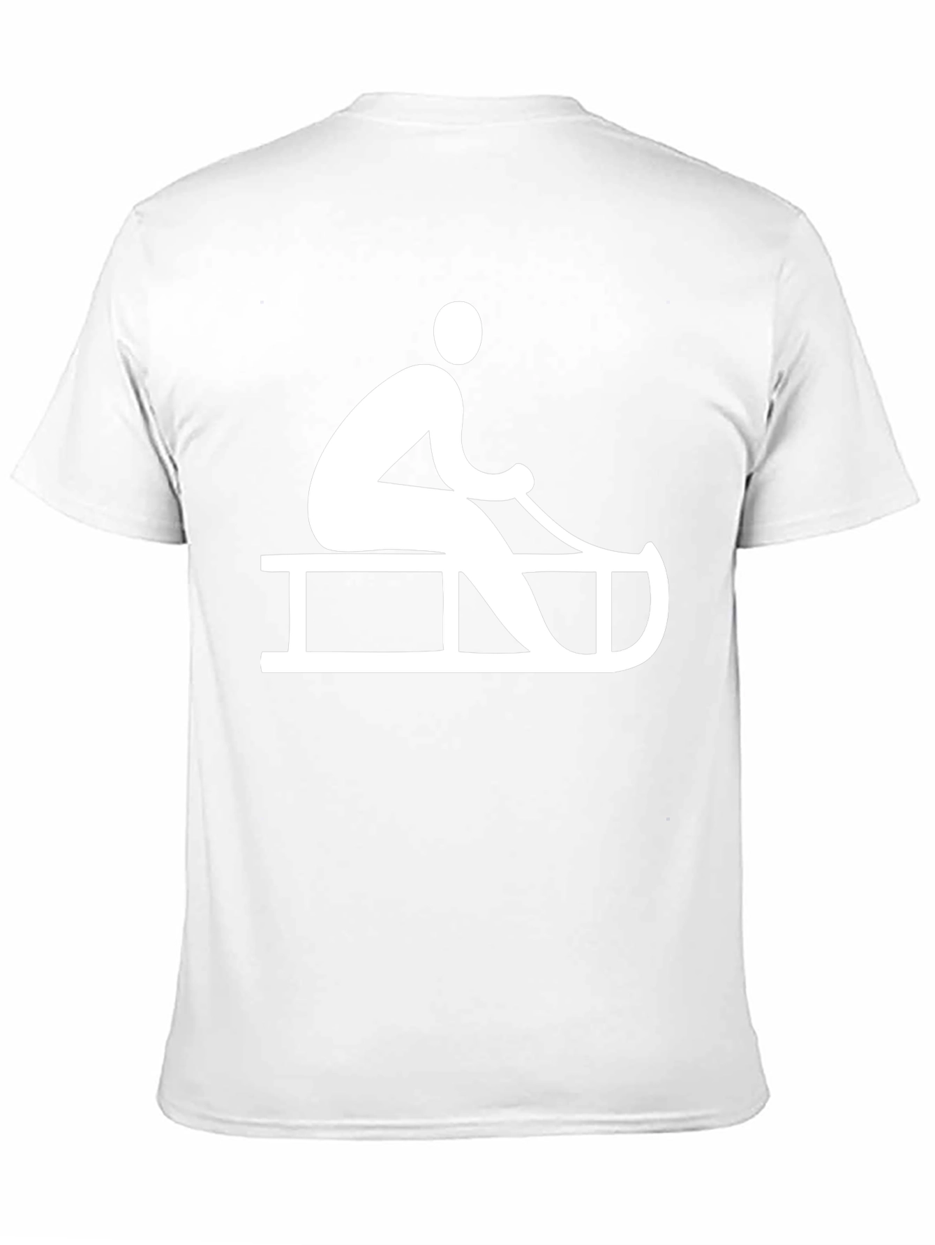 Sledding Graphic Tee - Winter Fun T-Shirt