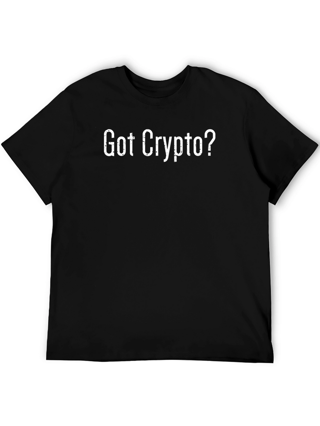 Got Crypto? Black Graphic T-Shirt