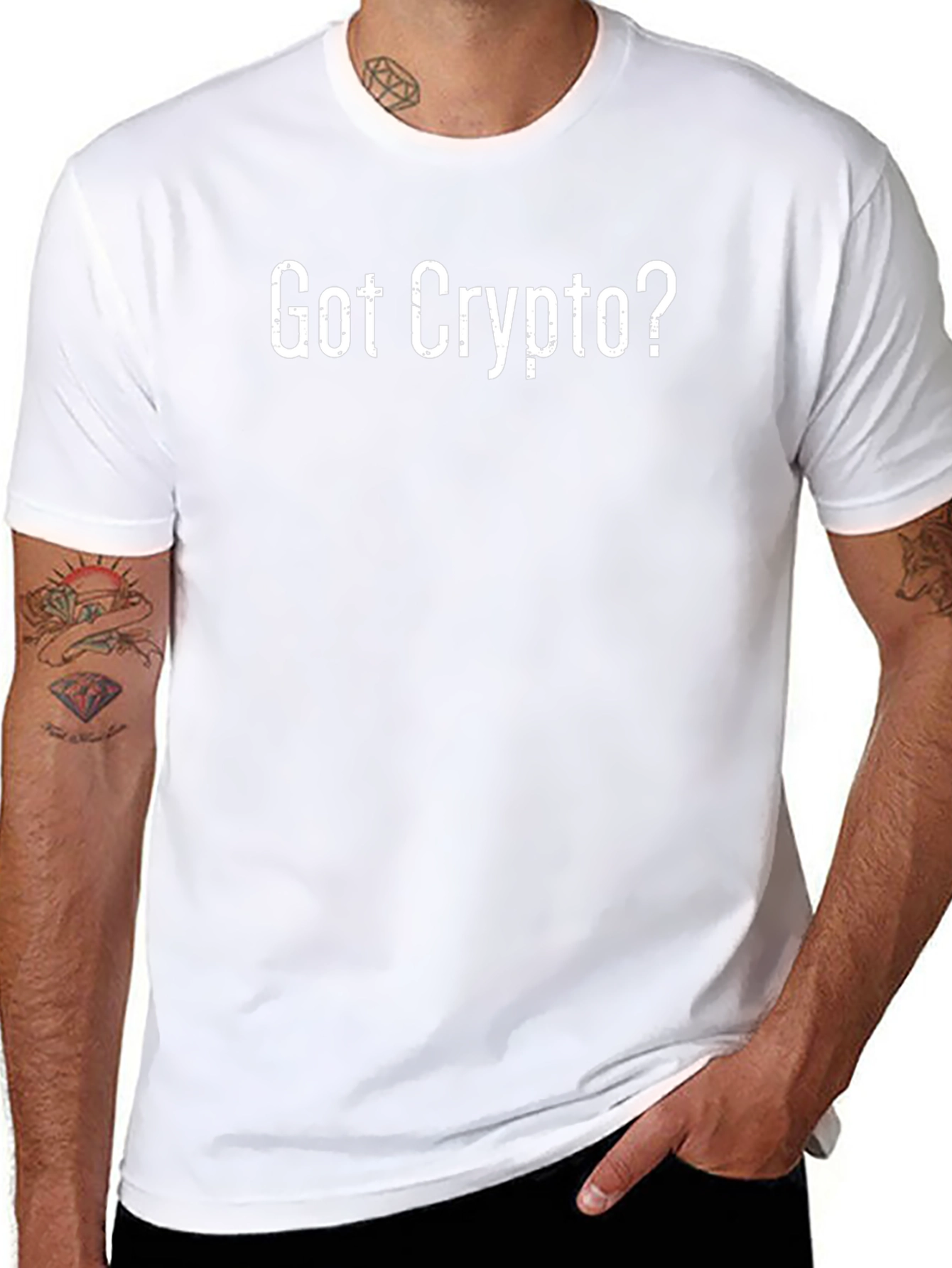 Got Crypto? Black Graphic T-Shirt