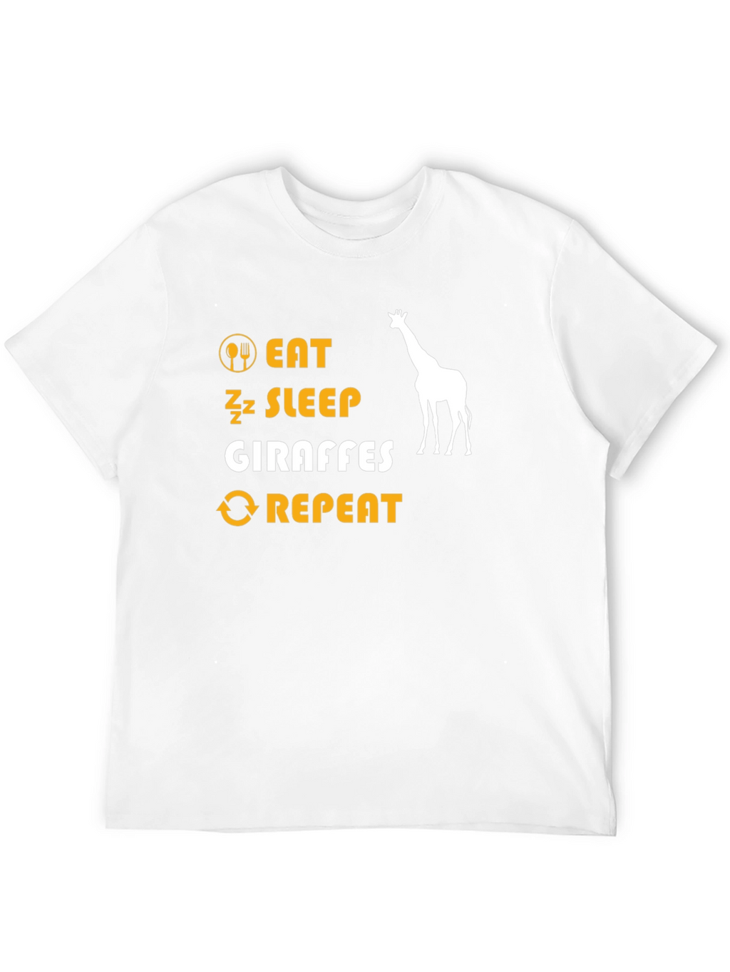 Eat Sleep Giraffes Repeat T-Shirt