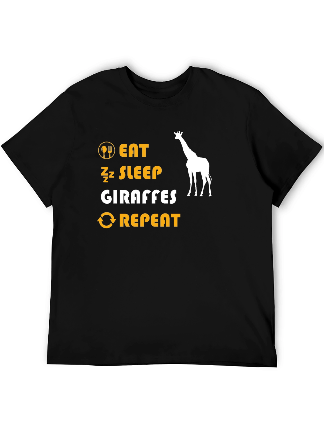 Eat Sleep Giraffes Repeat T-Shirt