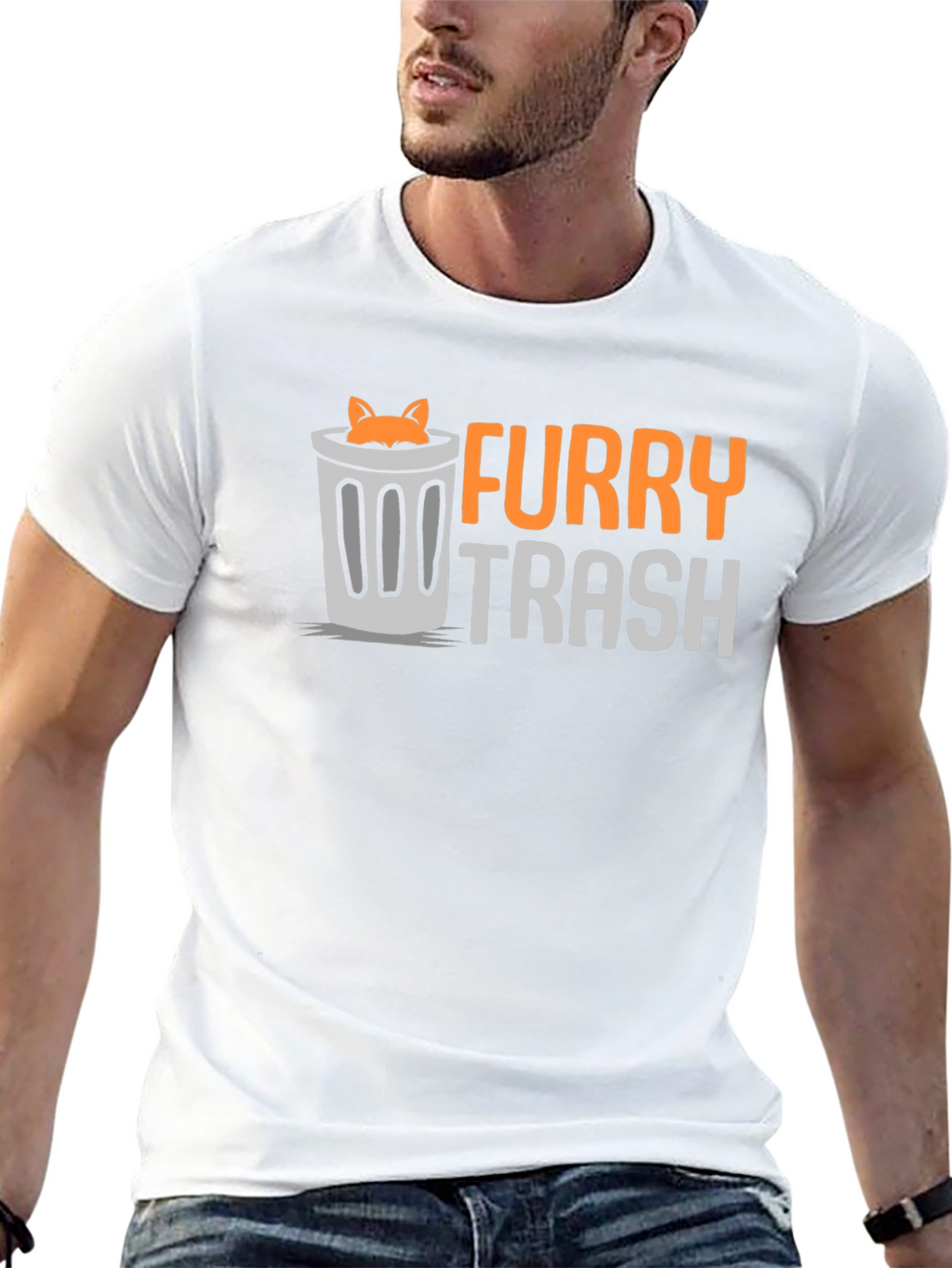 Furry Trash T-Shirt - Novelty Graphic Tee