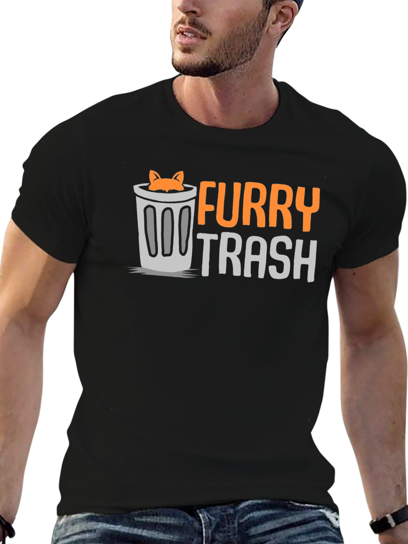 Furry Trash T-Shirt - Novelty Graphic Tee