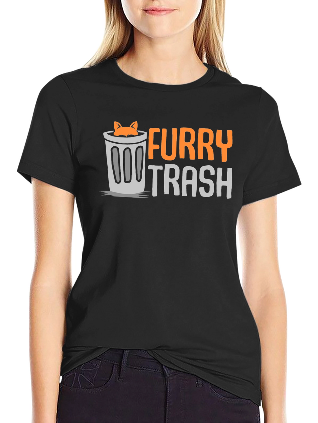 Furry Trash T-Shirt - Novelty Graphic Tee