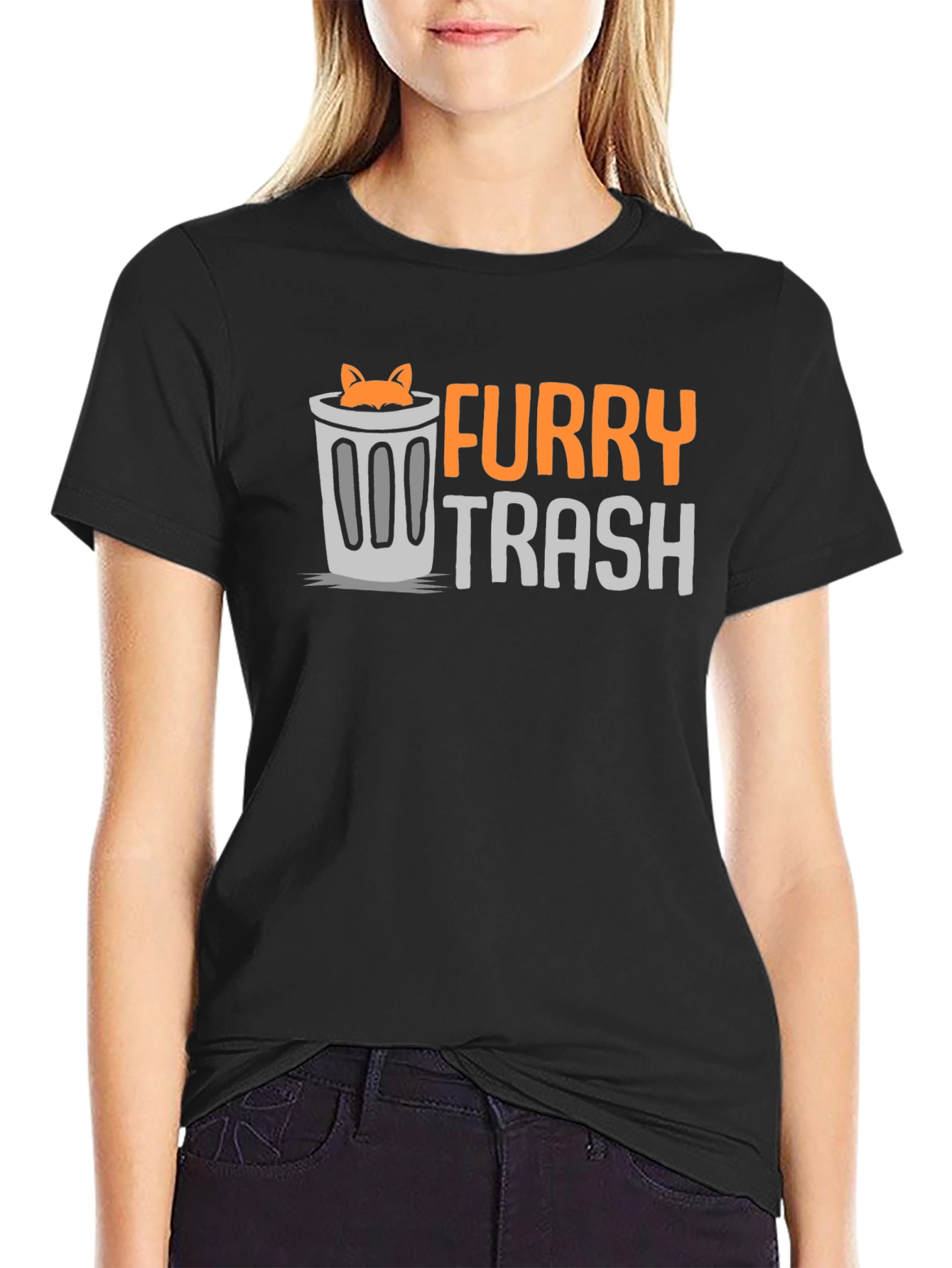 Furry Trash T-Shirt - Novelty Graphic Tee