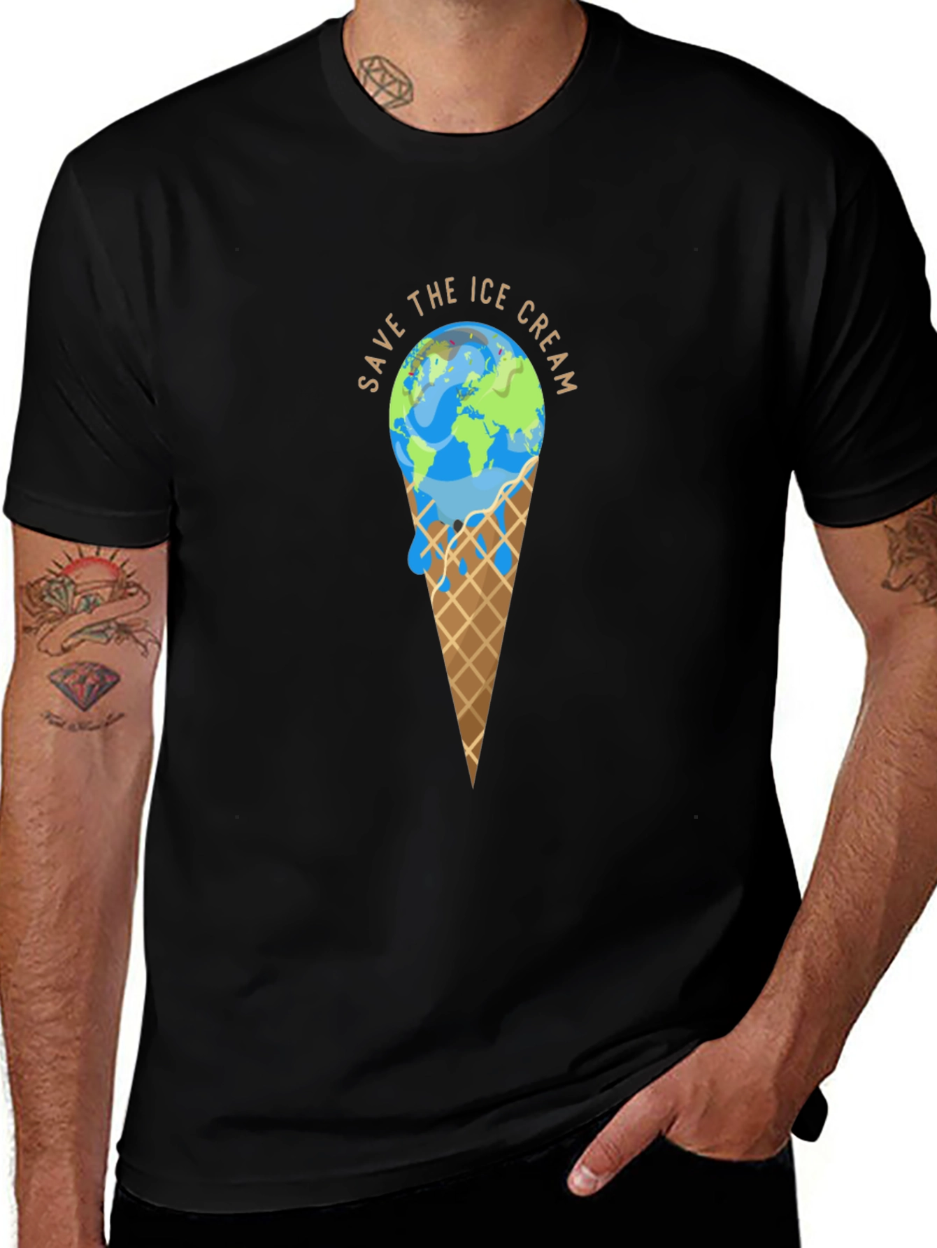 Save the Ice Cream Earth T-Shirt