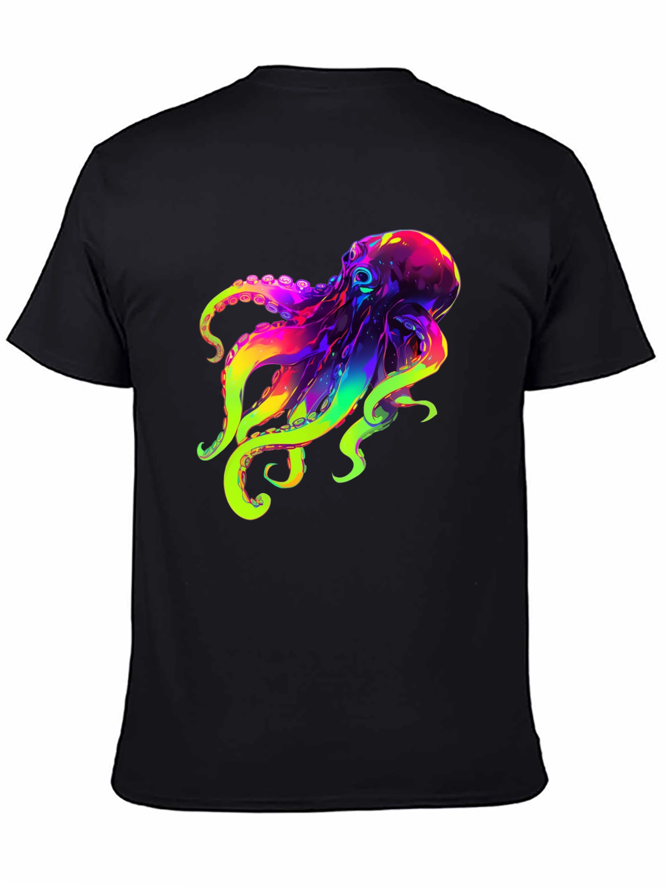 Colorful Octopus Graphic T-Shirt