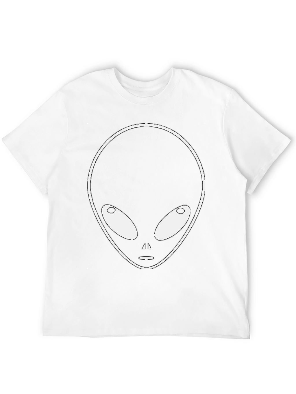 Alien Graphic Tee - Black Cotton Blend