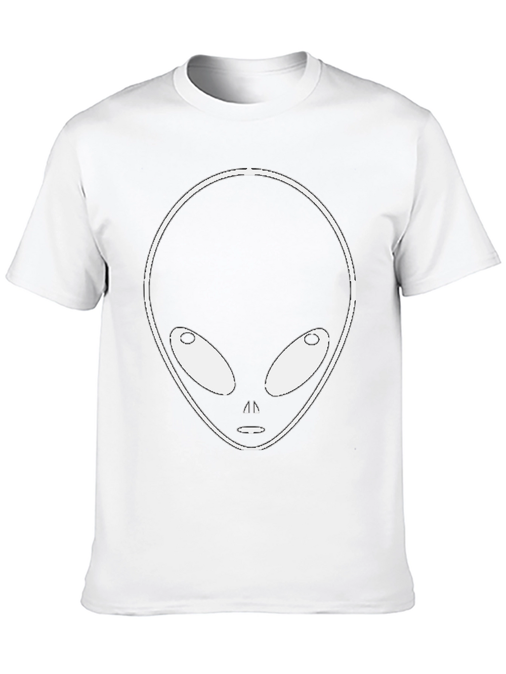 Alien Graphic Tee - Black Cotton Blend