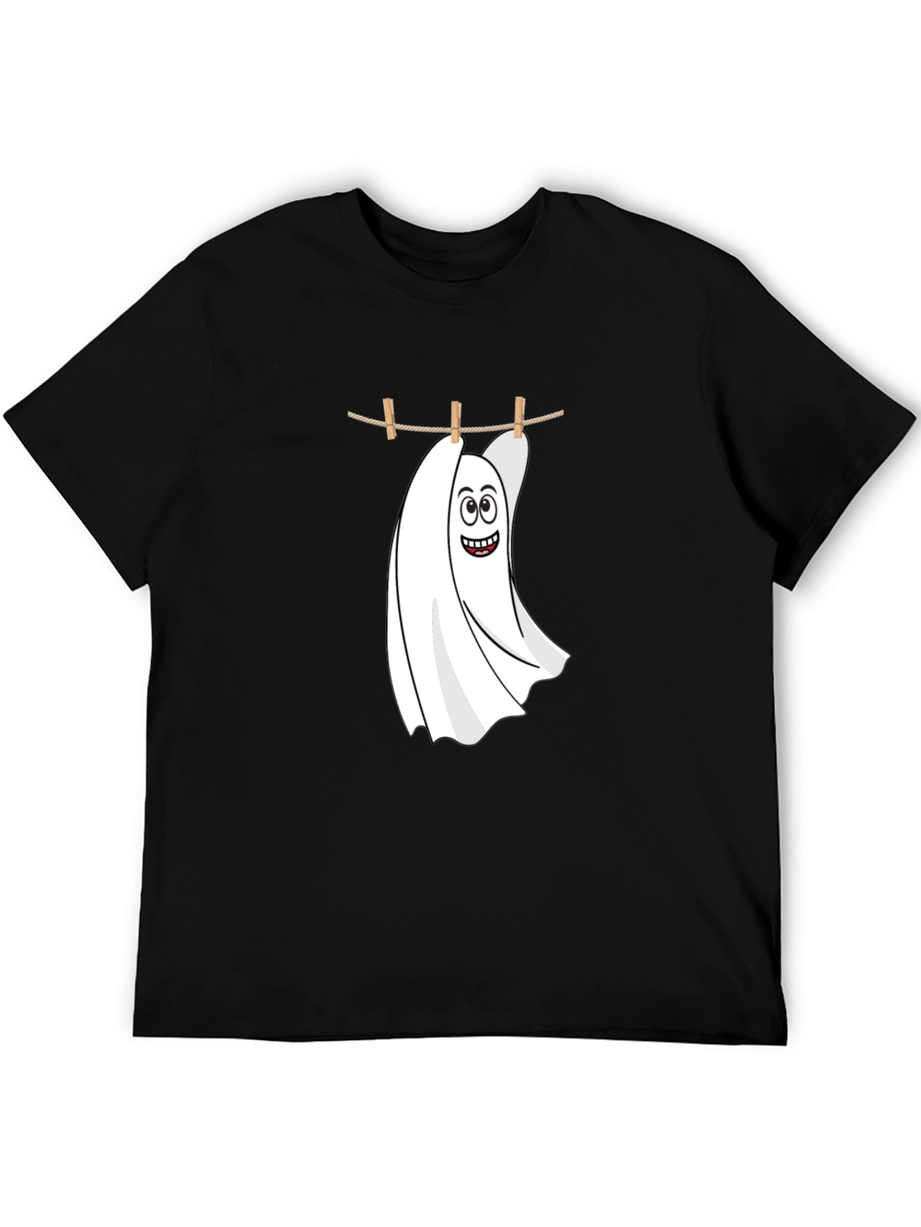 Funny Ghost Laundry T-Shirt - Spooky & Stylish