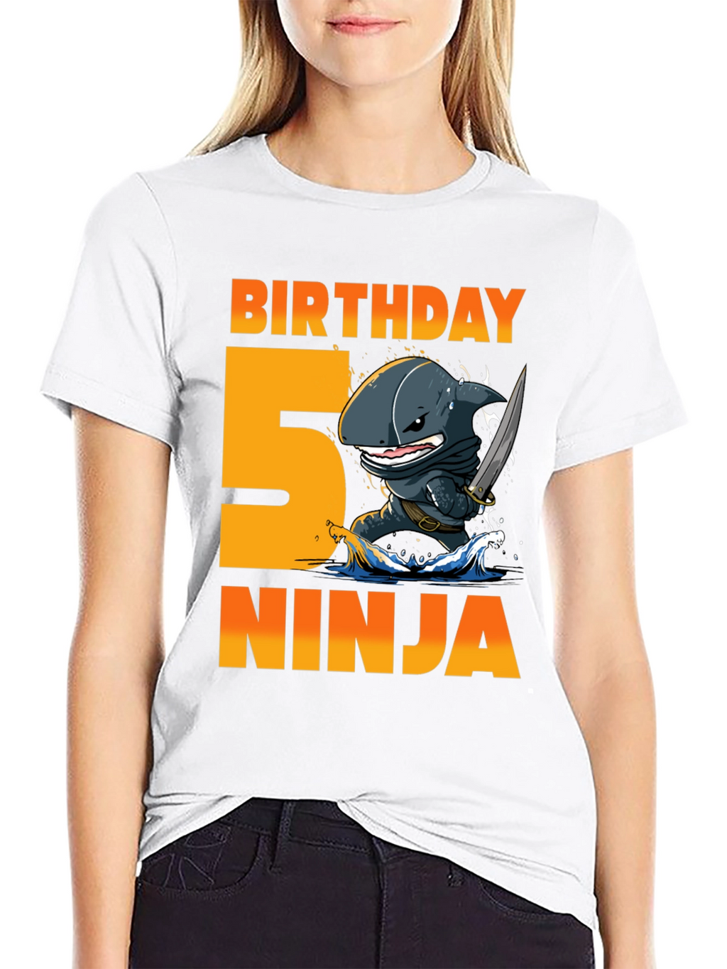 Birthday 5 Ninja T-Shirt