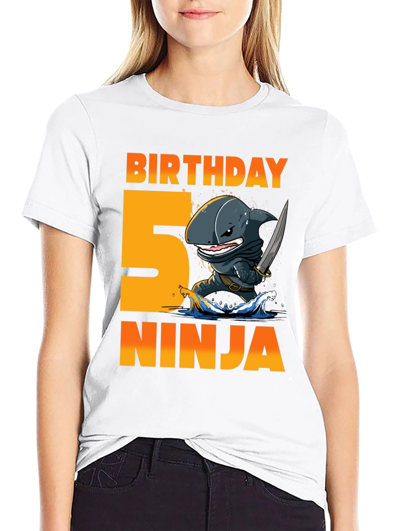Birthday 5 Ninja T-Shirt