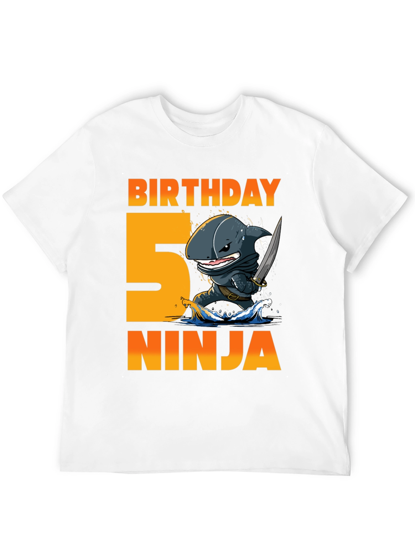 Birthday 5 Ninja T-Shirt