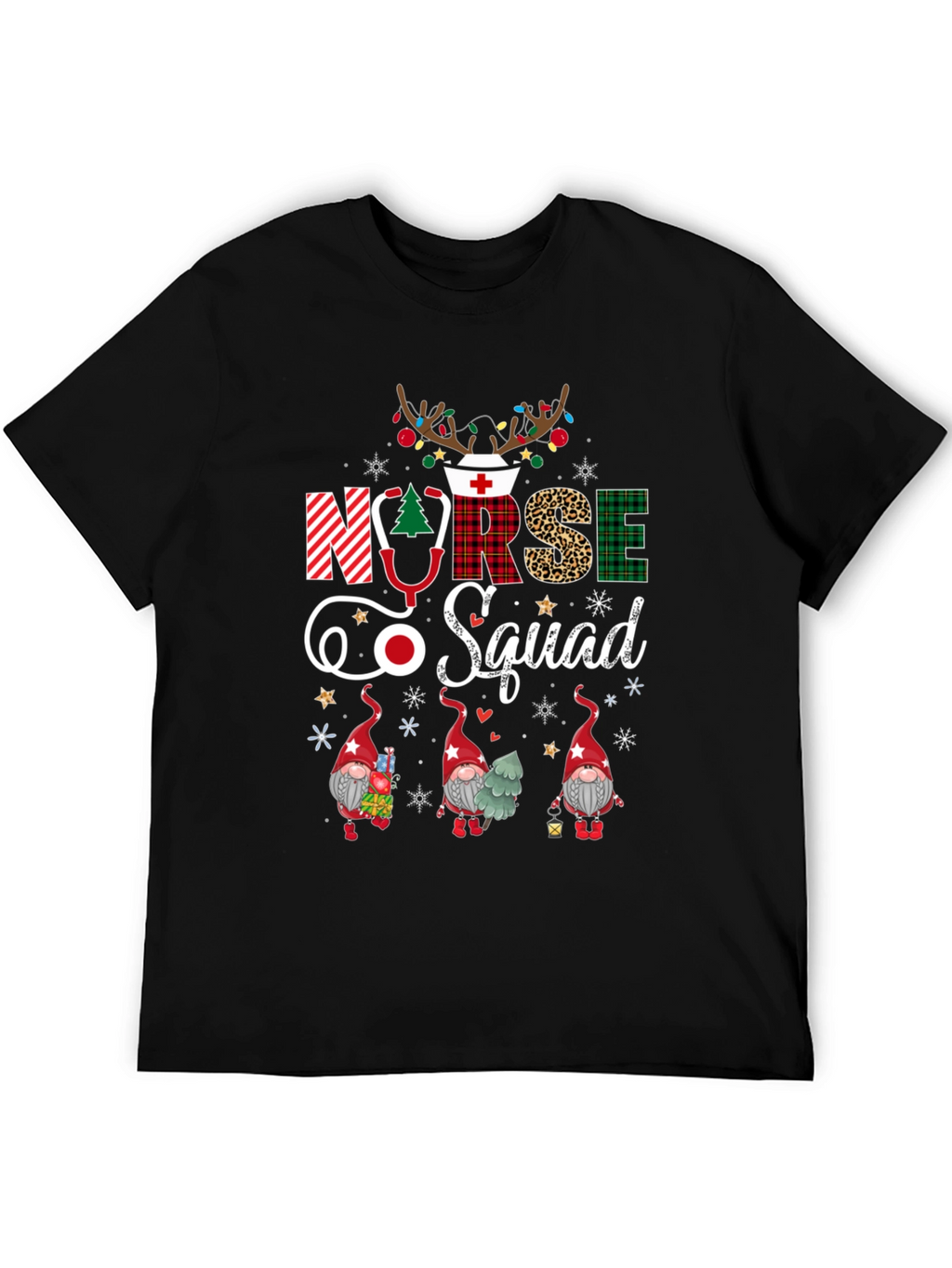 Nurse Squad Christmas Graphic Tee