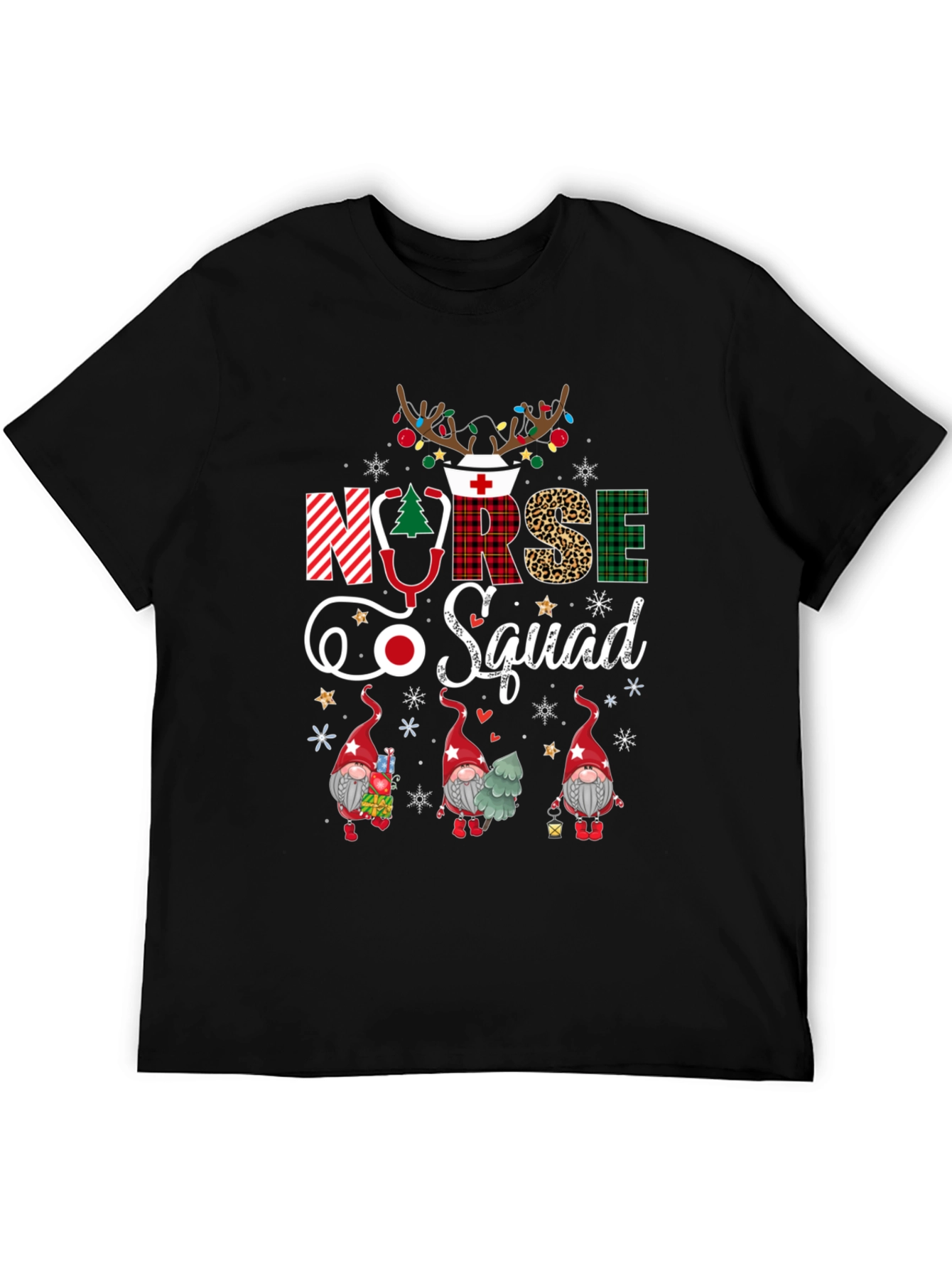 Nurse Squad Christmas Graphic Tee