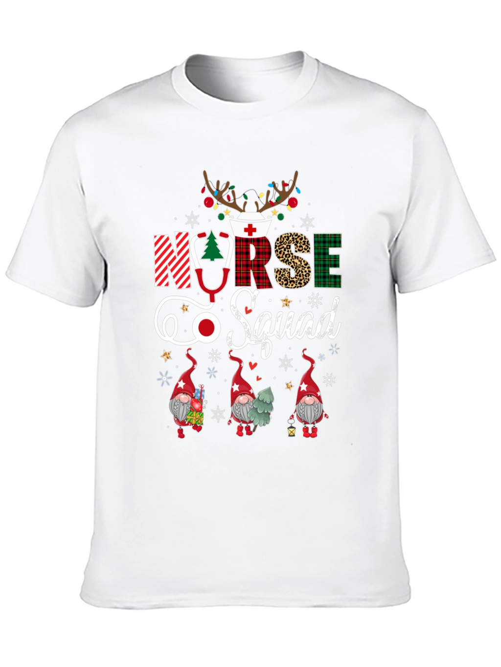 Nurse Squad Christmas Graphic Tee