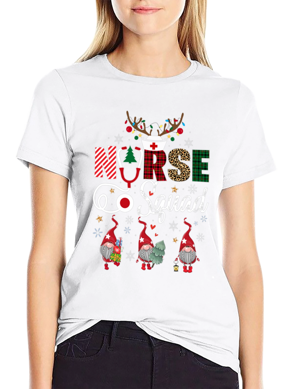 Nurse Squad Christmas Graphic Tee