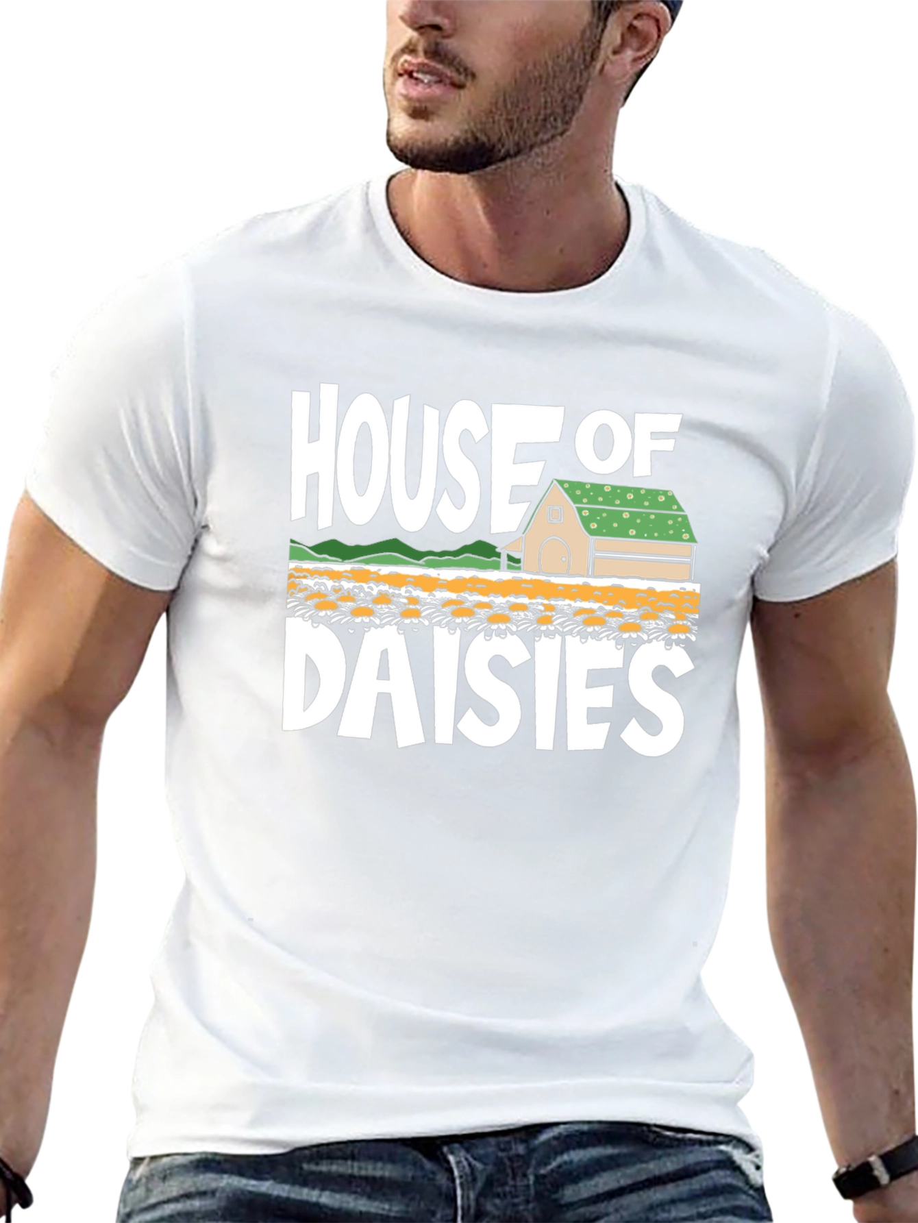 House of Daisies Graphic T-Shirt - Farmhouse Style