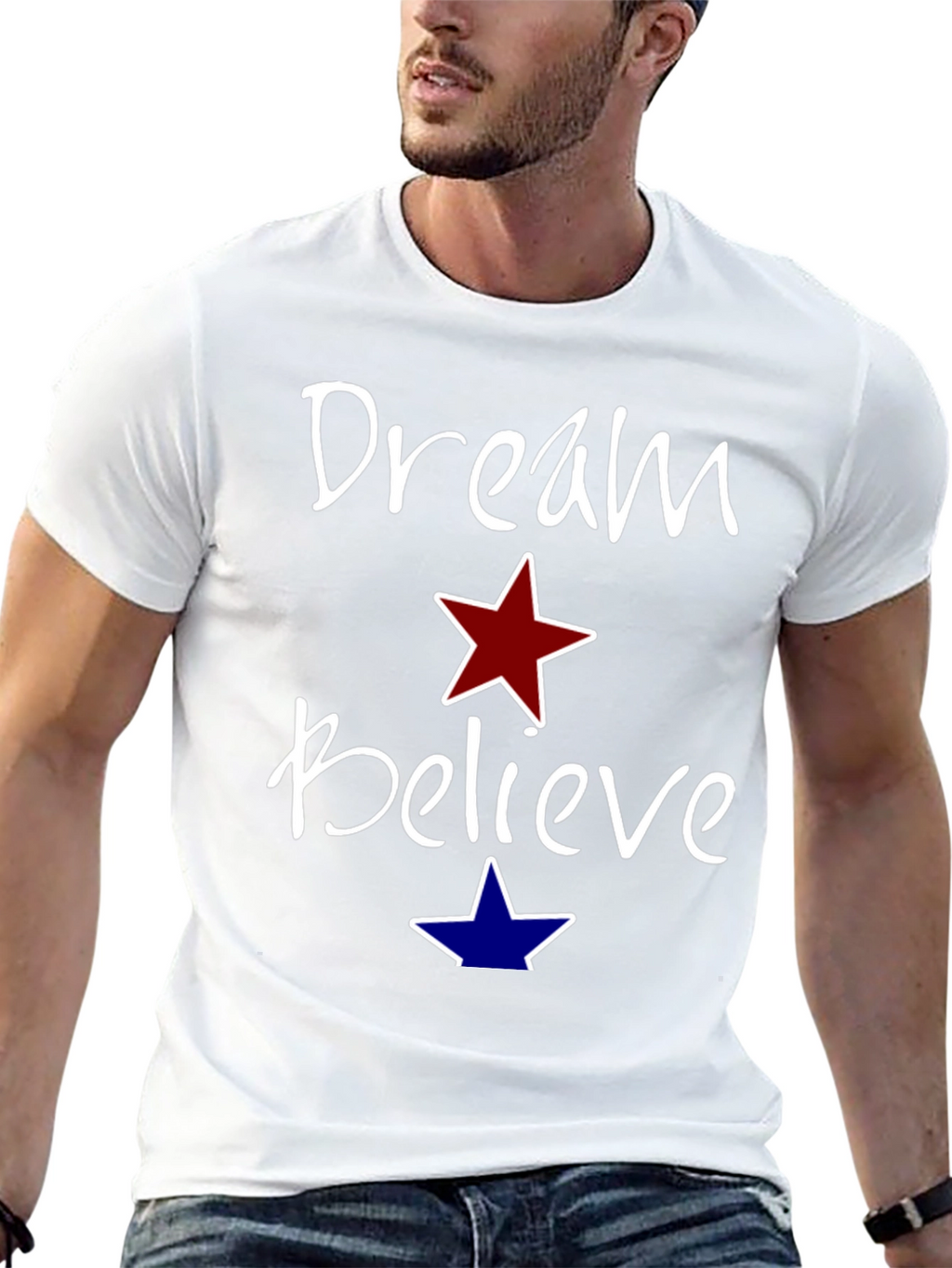 Dream Believe Graphic Tee - Motivational Unisex Shirt